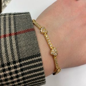 Sterling Silver Bracelet 925 gold plated